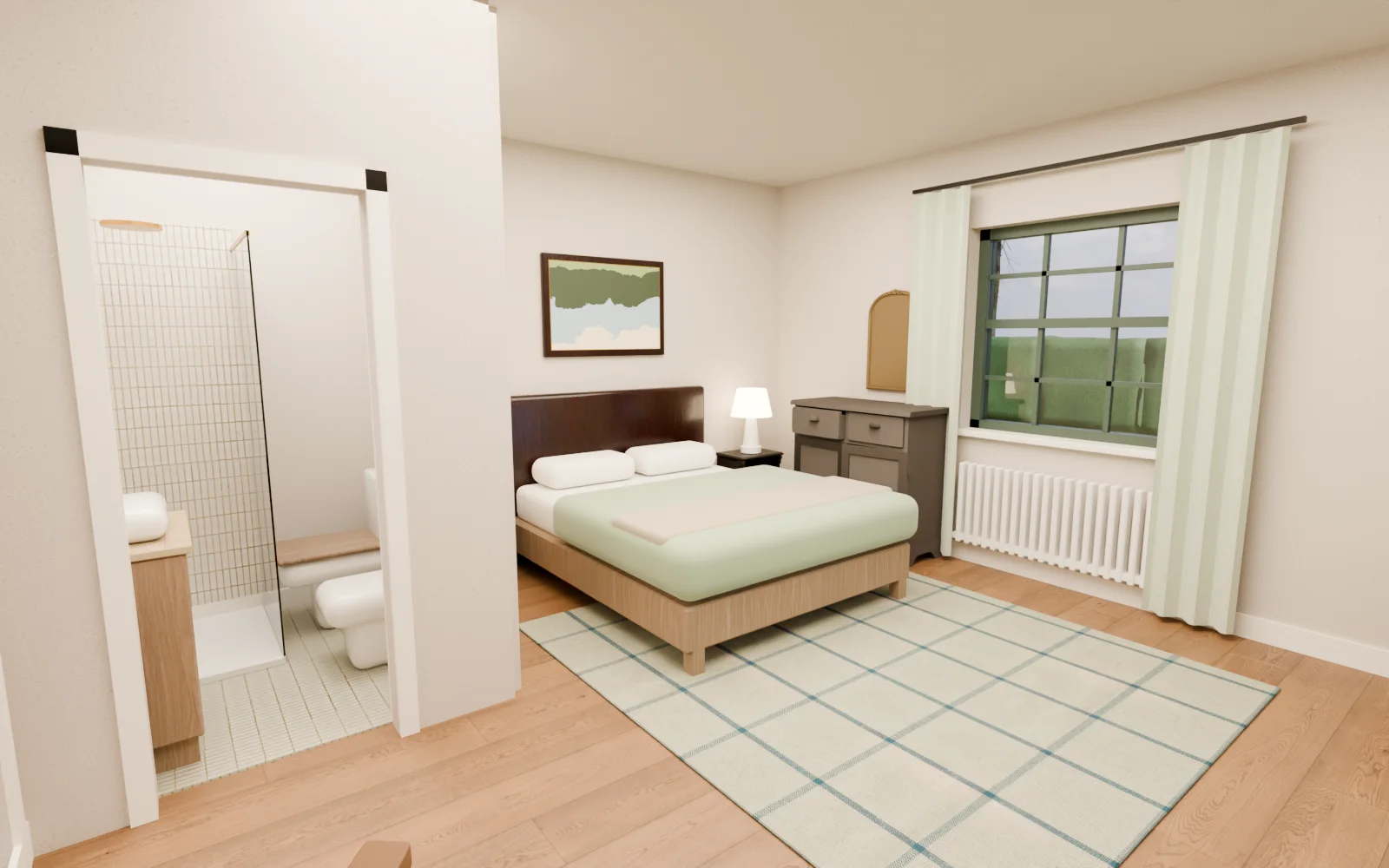 The Garden Room, rendered